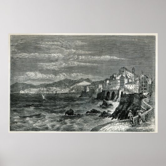 De stad Genua Poster (Voorkant)