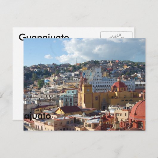 De stad Guanajuato Briefkaart (Voorkant / Achterkant)