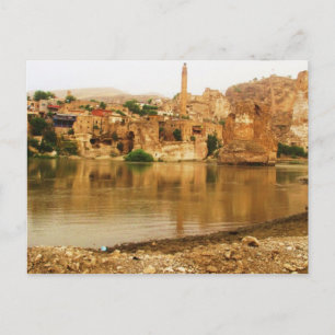De stad Hasankeyf, Turks FOTO Briefkaart