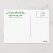 De stad in, zet Dora, FL op - 1947 Briefkaart (Achterkant)