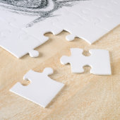 de stad is een fontein met figuren voor meisjes legpuzzel (Zijkant)