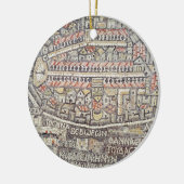 De stad Jeruzalem en het omliggende gebied Keramisch Ornament (Links)