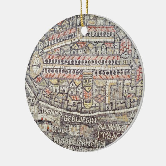 De stad Jeruzalem en het omliggende gebied Keramisch Ornament (Links)