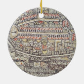 De stad Jeruzalem en het omliggende gebied Keramisch Ornament (Achterkant)