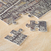De stad Jeruzalem en het omliggende gebied Legpuzzel (Zijkant)