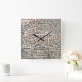 De stad Jeruzalem en het omliggende gebied Vierkante Klok (Huis)