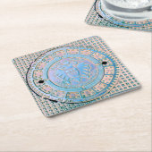 De stad Koln, Duitsland (Keulen) Hoesje van het Nu Kartonnen Onderzetters (Schuin)