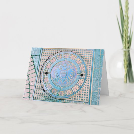 De stad Koln, Duitsland (Keulen) Wenskaart Kaart (Voorkant)