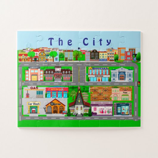 De Stad Legpuzzel (Horizontaal)