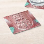 De stad Leipzig, Duitsland - Onderzetter voor bran (Schuin)