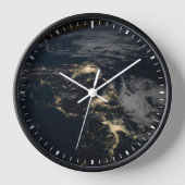 De stad licht 's nachts in Japan. (Voorkant)