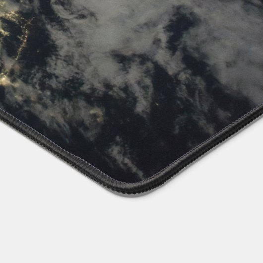 De stad licht 's nachts in Japan. Bureaumat (Hoek)