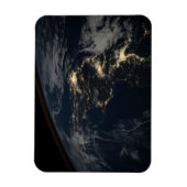 De stad licht 's nachts in Japan. Magneet (Verticaal)