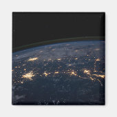 De stad ligt in het zuiden van de VS. Magneet (Voorkant)