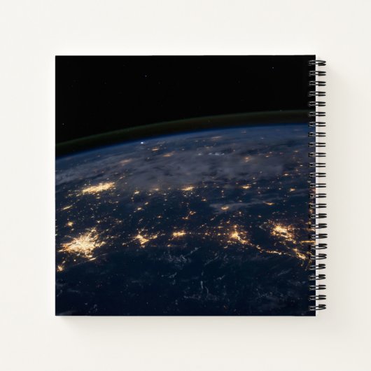 De stad ligt in het zuiden van de VS. Notitieboek (Achterkant)