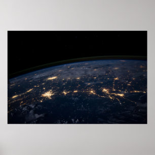 De stad ligt in het zuiden van de VS. Poster