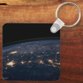 De stad ligt in het zuiden van de VS. Sleutelhanger (Achterkant)