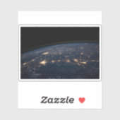 De stad ligt in het zuiden van de VS. Sticker (Vel)