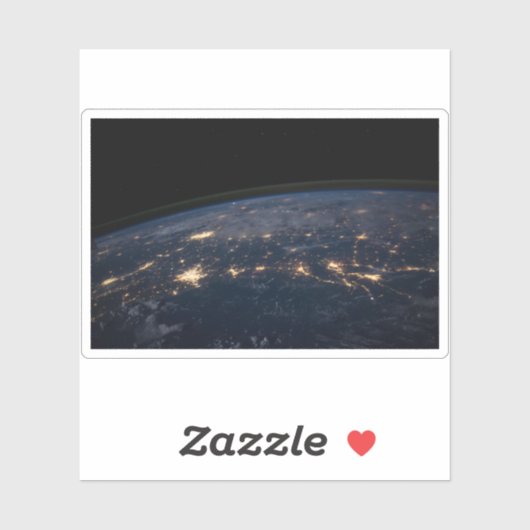 De stad ligt in het zuiden van de VS. Sticker (Vel)