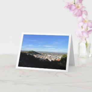 De stad Lliria, Valencia, Spanje Kaart