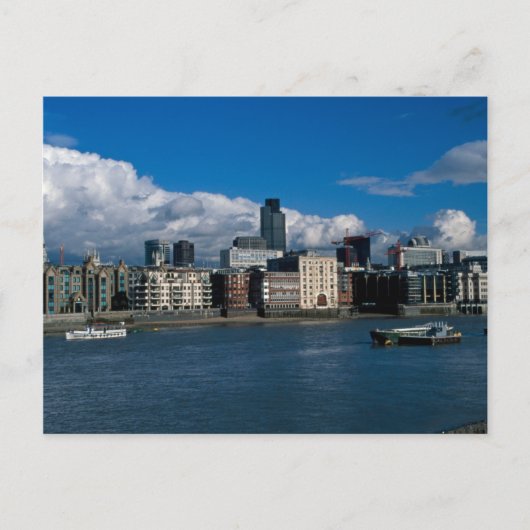 De stad Londen en de toren 42 Briefkaart (Voorkant)