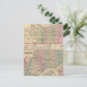 De stad Louisville, Kentucky Briefkaart (Staand voorkant)