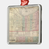 De stad Louisville, Kentucky Metalen Ornament (Links)