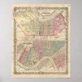 De stad Louisville, Kentucky Poster (Voorkant)