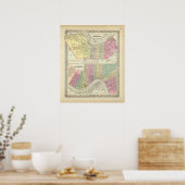 De stad Louisville Kentucky Poster (Keuken)