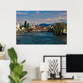 De stad Lucerne Poster (Thuiskantoor)