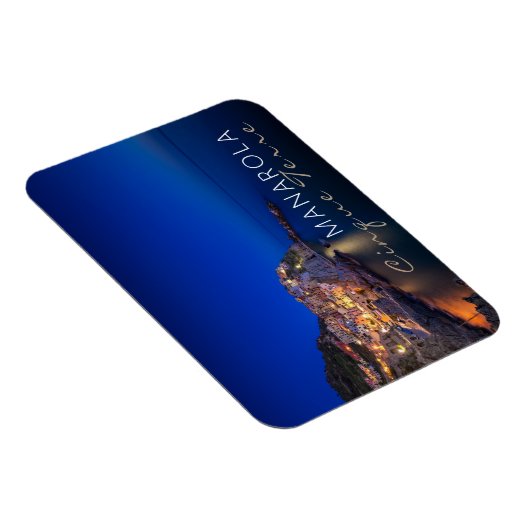 De stad Manarola in de Cinque Terre in de avond Magneet (Rechterzijde)