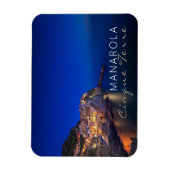 De stad Manarola in de Cinque Terre in de avond Magneet (Verticaal)