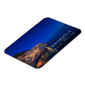 De stad Manarola in de Cinque Terre in de avond Magneet (Linkerzijde)