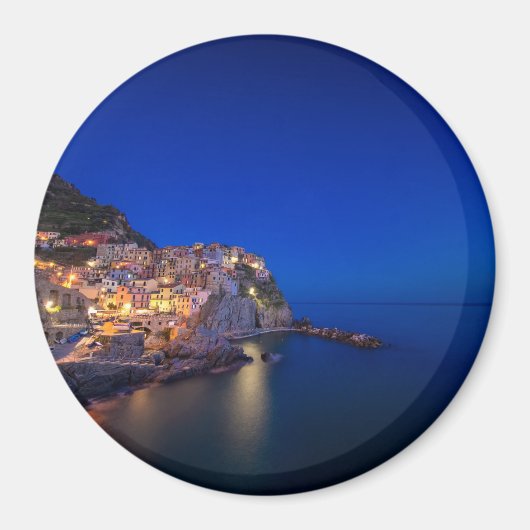De stad Manarola in de Cinque Terre in de avond Magneet (Voorkant)
