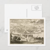 De stad Mexico, 1723 (graving) Briefkaart (Voorkant / Achterkant)