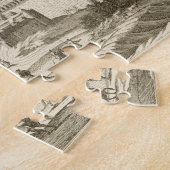 De stad Mexico, 1723 (graving) Legpuzzel (Zijkant)