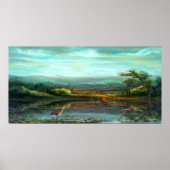 De stad Morgine Poster (Voorkant)