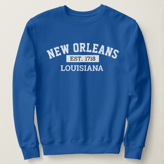 De stad New Orleans Louisiana, New Orleans Trui (Design voorkant)