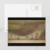 De stad New Orleans Louisiana vanaf 1885 Briefkaart (Voorkant / Achterkant)