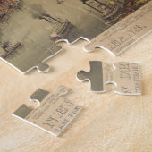 De stad New Orleans Louisiana vanaf 1885 Legpuzzel (Zijkant)