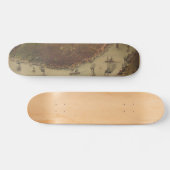 De stad New Orleans Louisiana vanaf 1885 Persoonlijk Skateboard (Horizontaal)