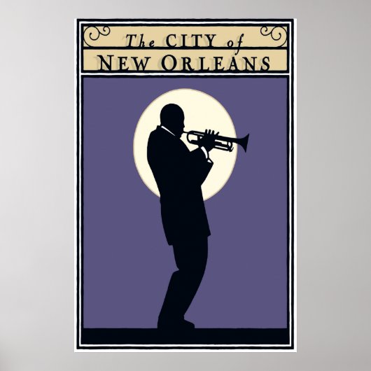 De stad New Orleans, Poster (Voorkant)