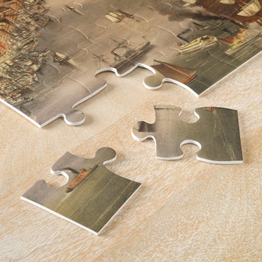 De stad New York, 18 Legpuzzel (Zijkant)