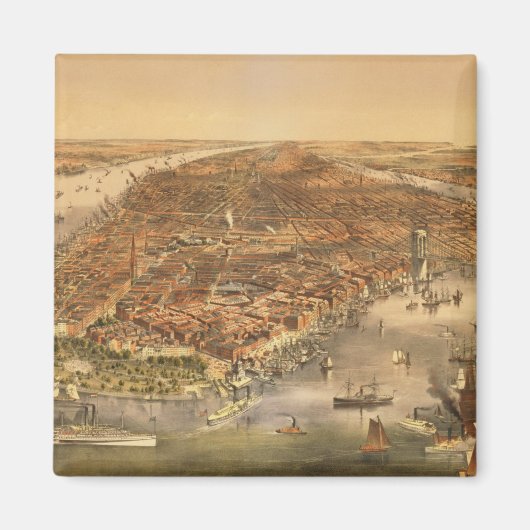 De stad New York, 18 Magneet (Voorkant)