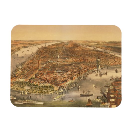De stad New York, 18 Magneet (Horizontaal)