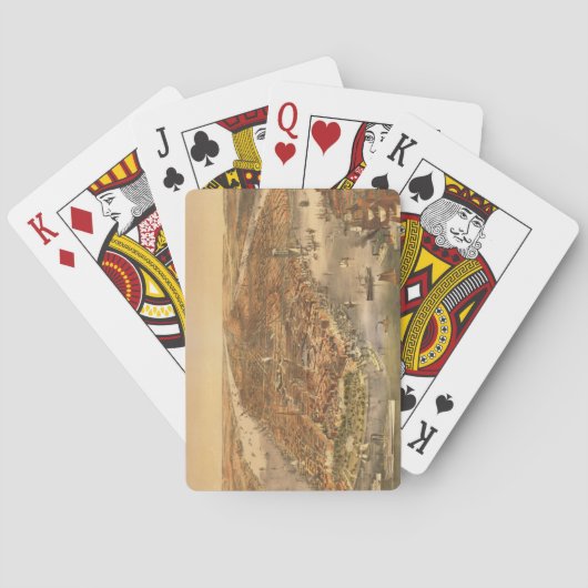 De stad New York, 18 Pokerkaarten (Achterkant)