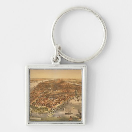 De stad New York, 18 Sleutelhanger (Voorkant)