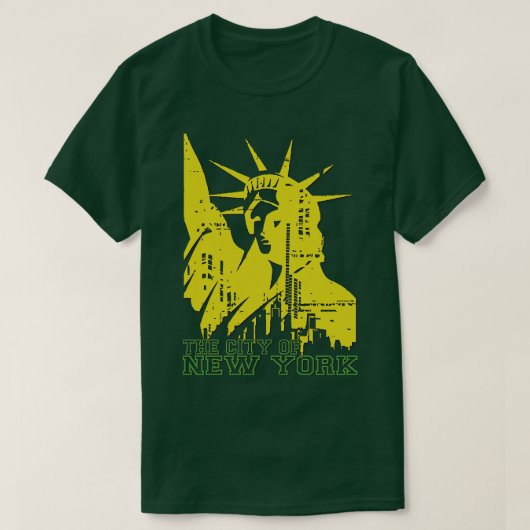 De stad New York Art 2 T-shirt (Design voorkant)