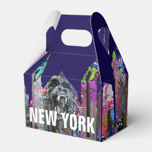 De stad New York in graffiti Bedankdoosjes