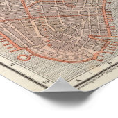 De stad NY Atlas Map Poster (Hoek)